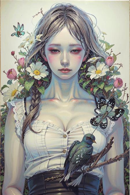 M I H O H I R A N O | 平野实穗|平野実穂 | style illustration