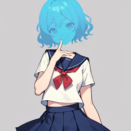 Hologram girl