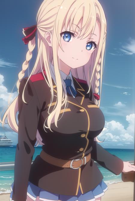 Wilhelmina Braunschweig Ingenohl Friedeburg (ヴィルヘルミーナ・ブラウンシュヴァイク・インゲノール・フリーデブルク) - High School Fleet (ハイスクール・フリート)