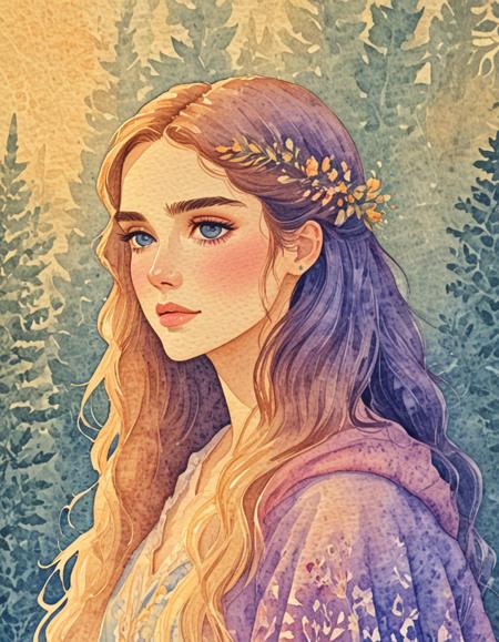 Watercolor on Rough Paper