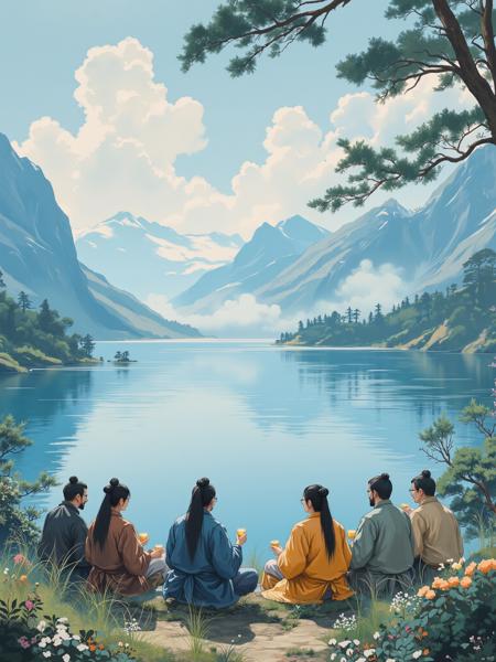 OB国风绘卷 Chinese style scroll painting