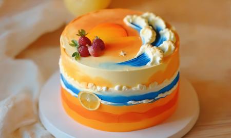 XL Realistic cake art style
