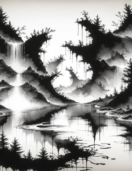 DonM - Washed-out Ink [SD1.5,SDXL,Pony]