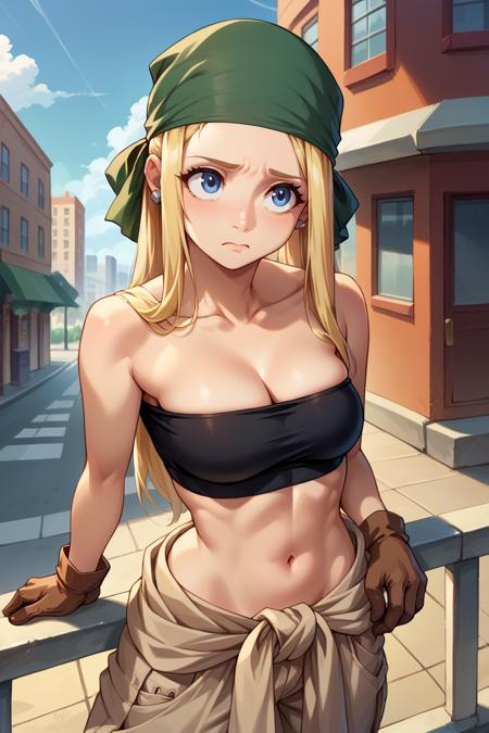 Winry Rockbell/ウィンリィ・ロックベル (Fullmetal Alchemist) SDXL LoRA | 3 Outfits [Pony Diffusion]