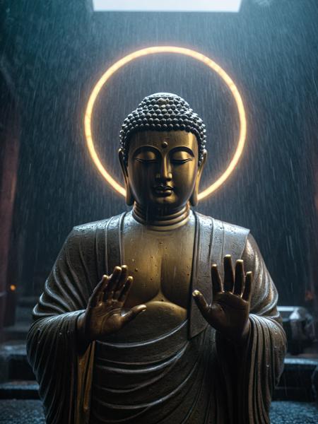 China Style Buddha Statue LoRA