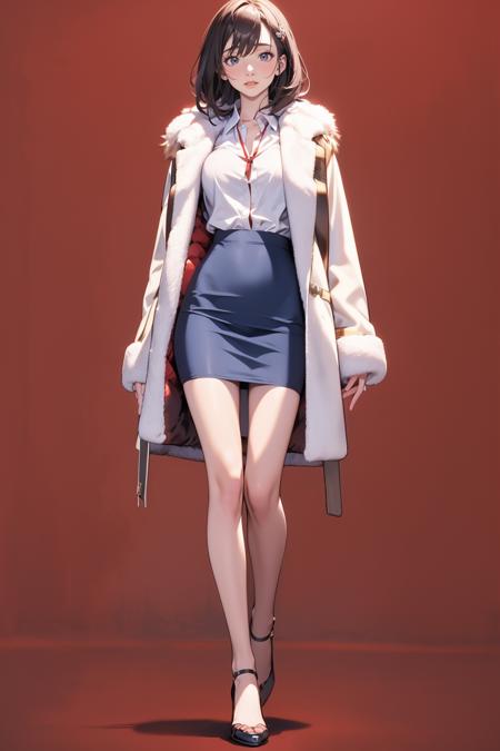 fur coat set