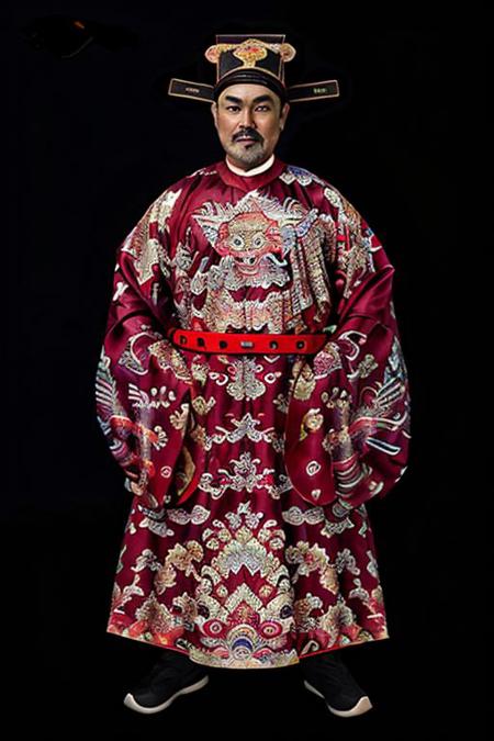 Vietnam Nguyen dynasty court official clothing