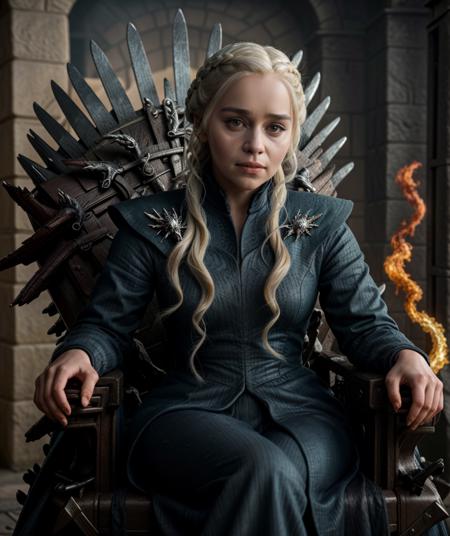Emilia Clarke as Daenerys Targaryen - LORA  - FLUX and PONY ?