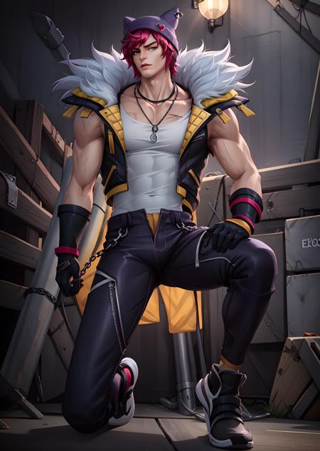 [Pony \ SD 1.5] Heartsteel Sett - League of Legends LoRA版本HS_Sett_SD15 (ID: 541848)