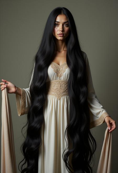 Floor Length Hair - (Illustrious + Flux + Pony)