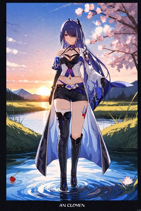 ( A3 | Pony | Kohaku) SDXL Lora-黄泉-Acheron-崩坏：星穹铁道 Honkai Star Rail-MIHOYO Collection 米家全家桶系列