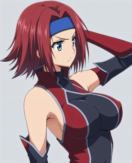 Kallen Stadtfield from Code Geass SDXL