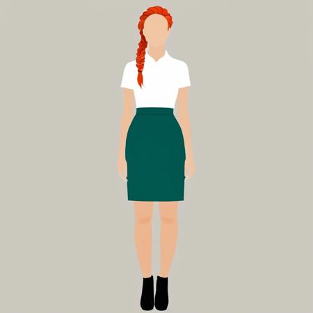 Flat 2d Style Cutout