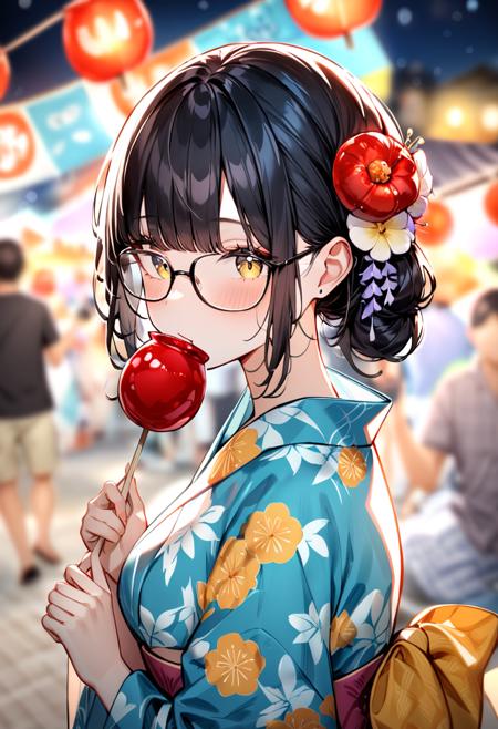 りんご飴 candy apple SDXL
