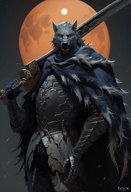 Blaidd from Elden Ring - Pony XL - Character Lora版本v1.0 (ID: 474466)