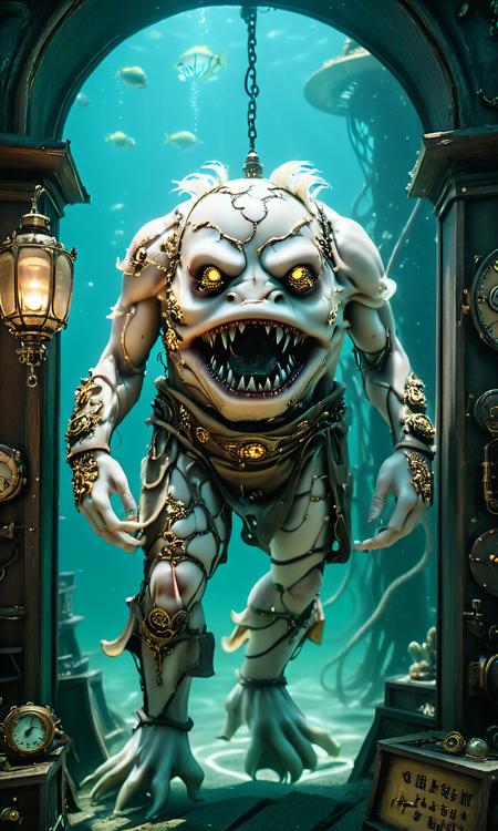 Monster Codex-XingTian | 怪物志-百鬼-刑天