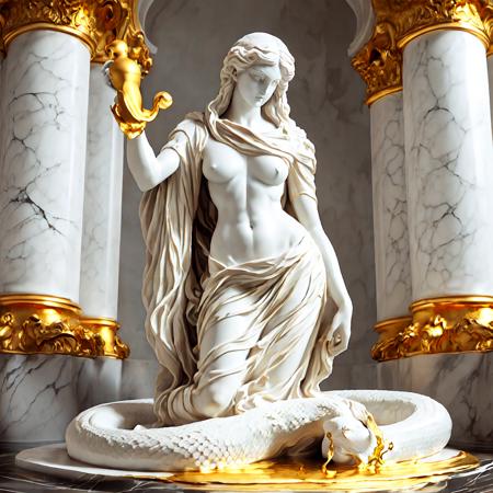 White and Gold Marble - Dream-like Architecture
