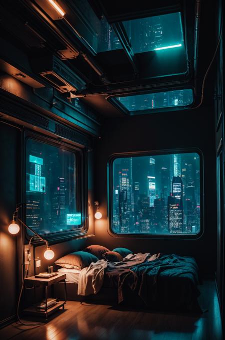 Cyberpunk Interior Design