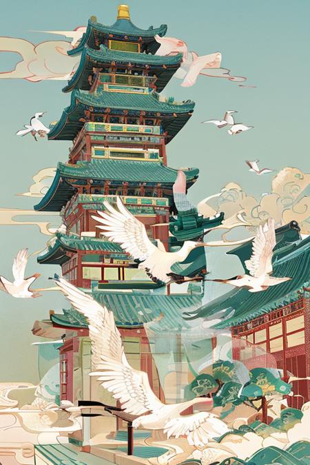 chinese style illustration - 国风插画版本v2.0 (ID: 93169)