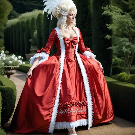 Georgian rococo gown