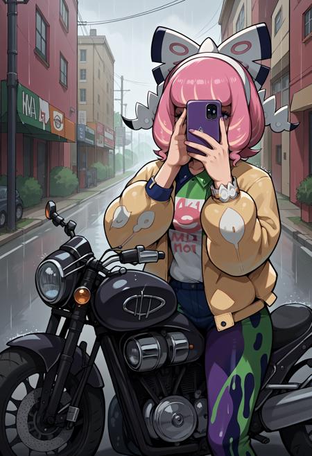 Sumaho Kao Kakushi スマホ顔隠し Selfie Concept - Lora Pony