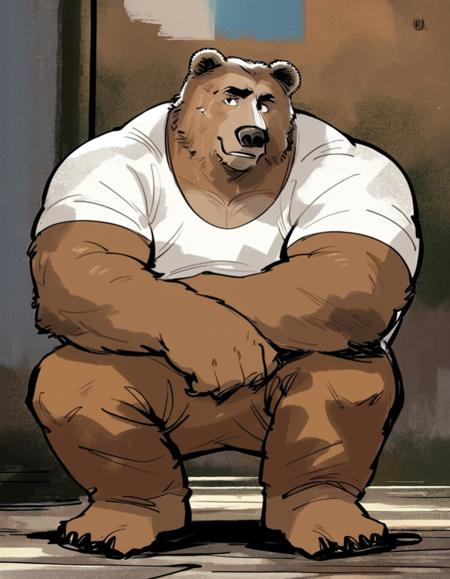 Goooal bear | Медведь гооооол版本Pony XL v1.0 (ID: 517167)