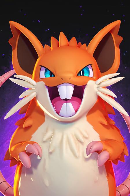 Raticate: Hyper Fang Pokémon | ラッタ (Pokedex #0020) [Pony]