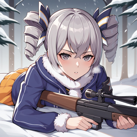 Bronya Zaychik/Haxxor/N-EX - Honkai Impact 3rd (36 Outfits) (Pony + IL)版本Snowy Sniper (ID: 909635)