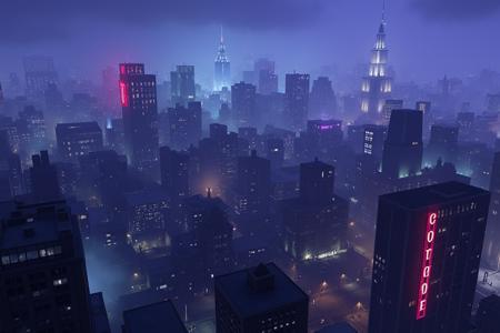 Gotham City - Gotham Knights [FLUX] LoRA Background