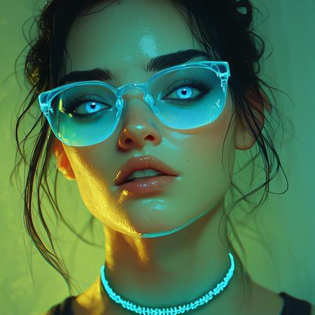 Glowing Fashion Portraits
