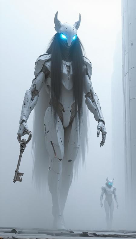 Futuristic White - Flux Lora