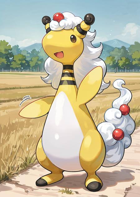 Mega Ampharos (Feral, Anthro) [Pony, Illustrious]版本Illustrious V1 (ID: 1113104)