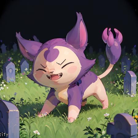 Shadow Skitty - Halloween Form (Fakemon) (Pokedex #0300)