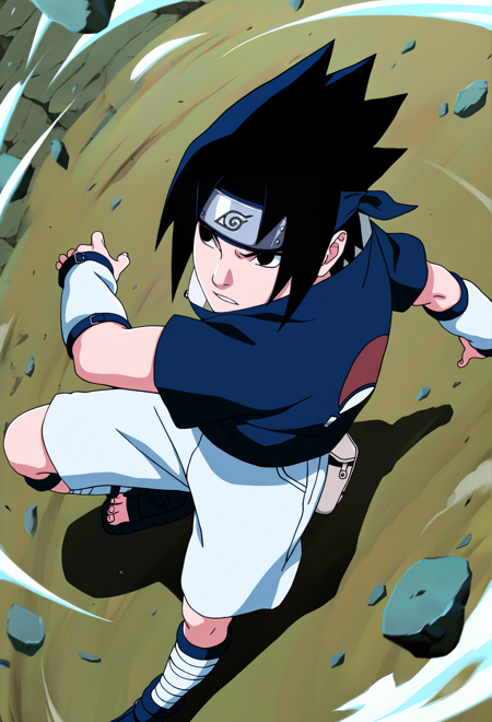 Sasuke Uchiha Genin - Naruto - IllustriousXL - Noob LORA