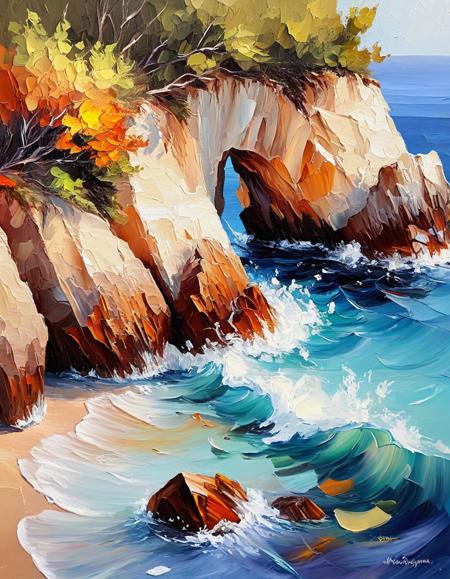 Earthy Impasto Paint