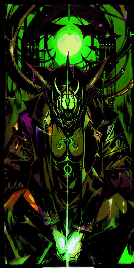 Cyberpunk 2077 Tarot card 512x1024