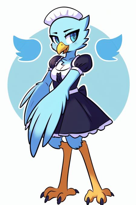 Twitter Bird (Anthro)