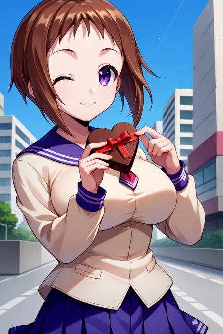 Ui Wakana/若菜 羽衣 (Okusama ga Seito Kaichou!) SDXL LoRA [Pony Diffusion]