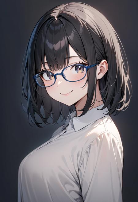 oval cell frame glasses SDXL