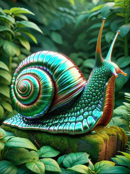 Metallic Iridescence SDXL