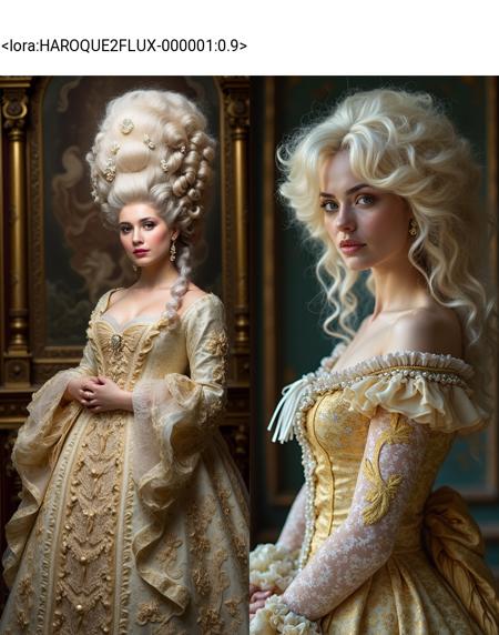 Baroque/rococo hair for FLUX版本V1 (ID: 855655)