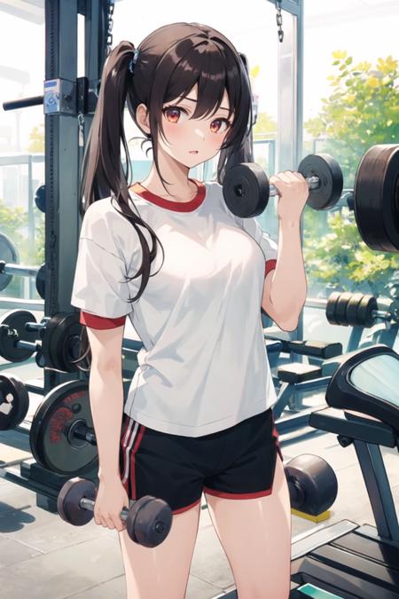 [OpenPose + Lineart] Weightlifting