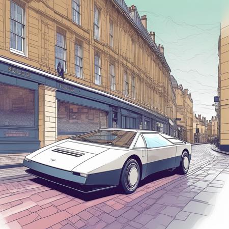 Aston Martin Bulldog [SDXL]