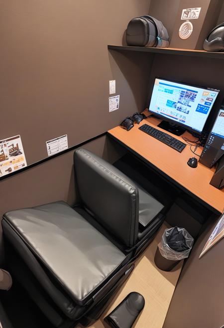ネカフェ (Internet Cafes in Japan) SDXL