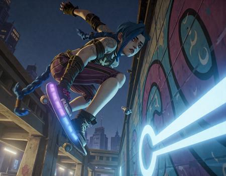 Jinx - Arcane (League of Legends) [FLUX] LoRA