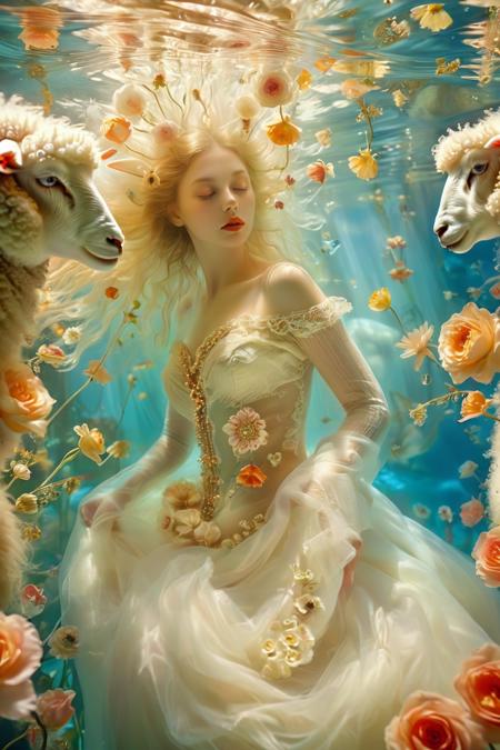 Girl and Sheep