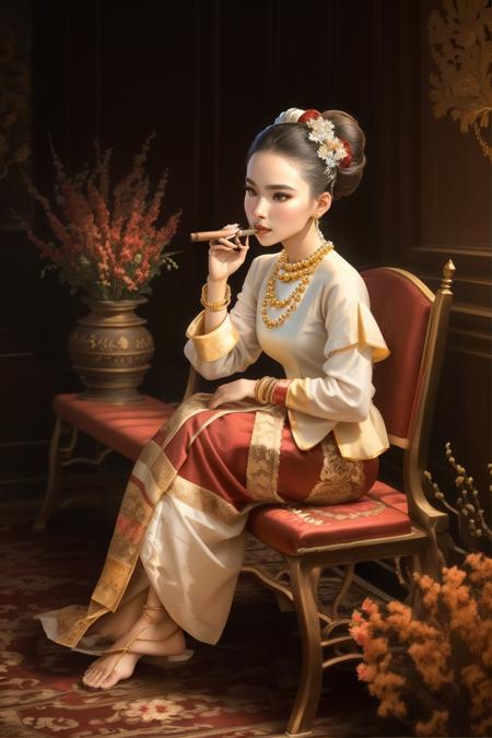 Myanmar Traditional Dress