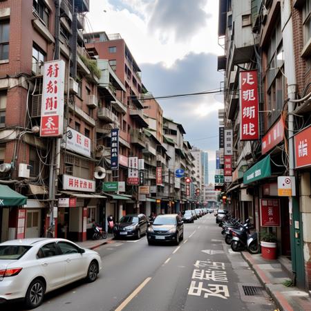 Taiwan Street Background