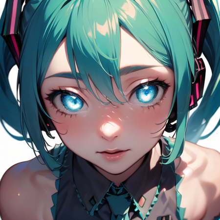 Hatsune Miku (with shiny eyes)