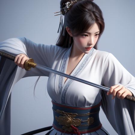 Chinese female swordsman